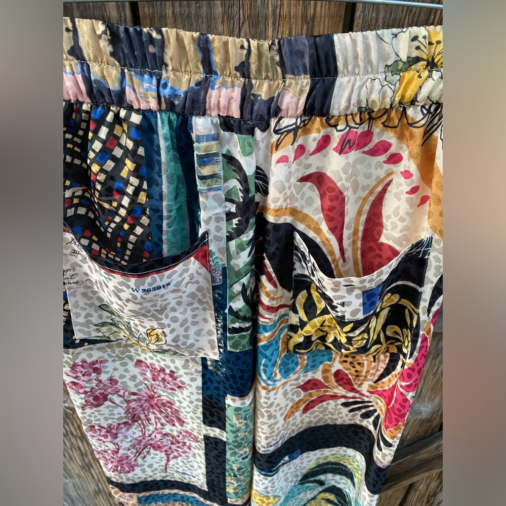 Zara Limited Edition Multi-Print / Patchwork Sati… - image 5